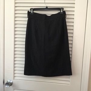 Striped formal skirt